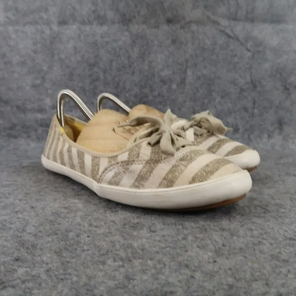 Keds Shoes Womens 8 Sneaker Flats Slip On Loafer Casual lifestyle Striped Canvas